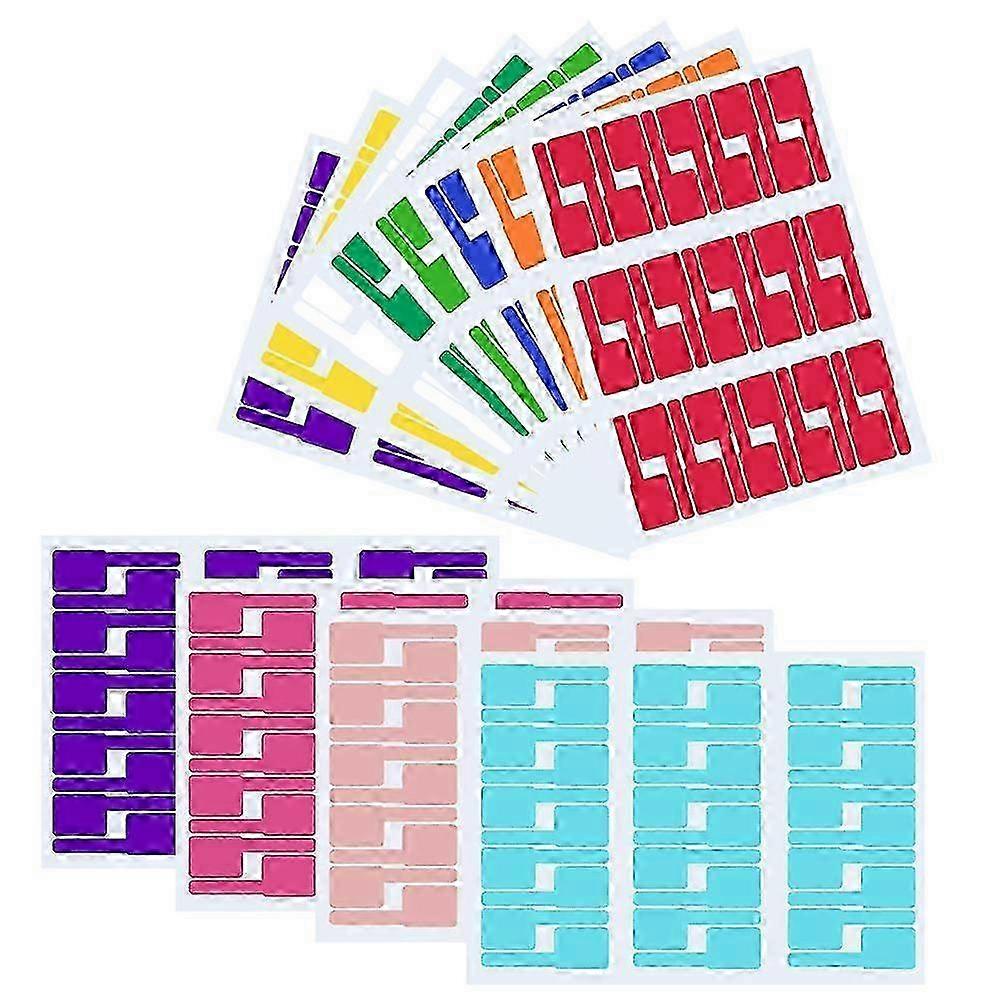 12 Sheets Cable Labels Tags Cord Labels Tags for Cable Management Electronics