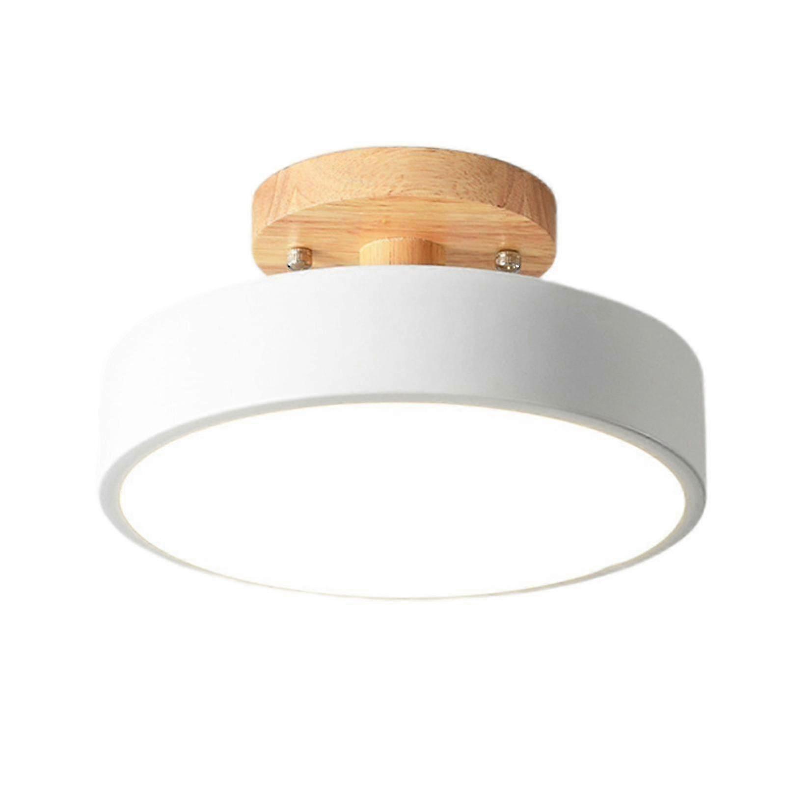 Wooden Grain Flush Mount Ceiling Light