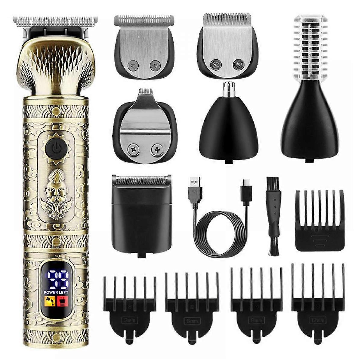 Multifunction Waterproof Cordless Hair Trimmer
