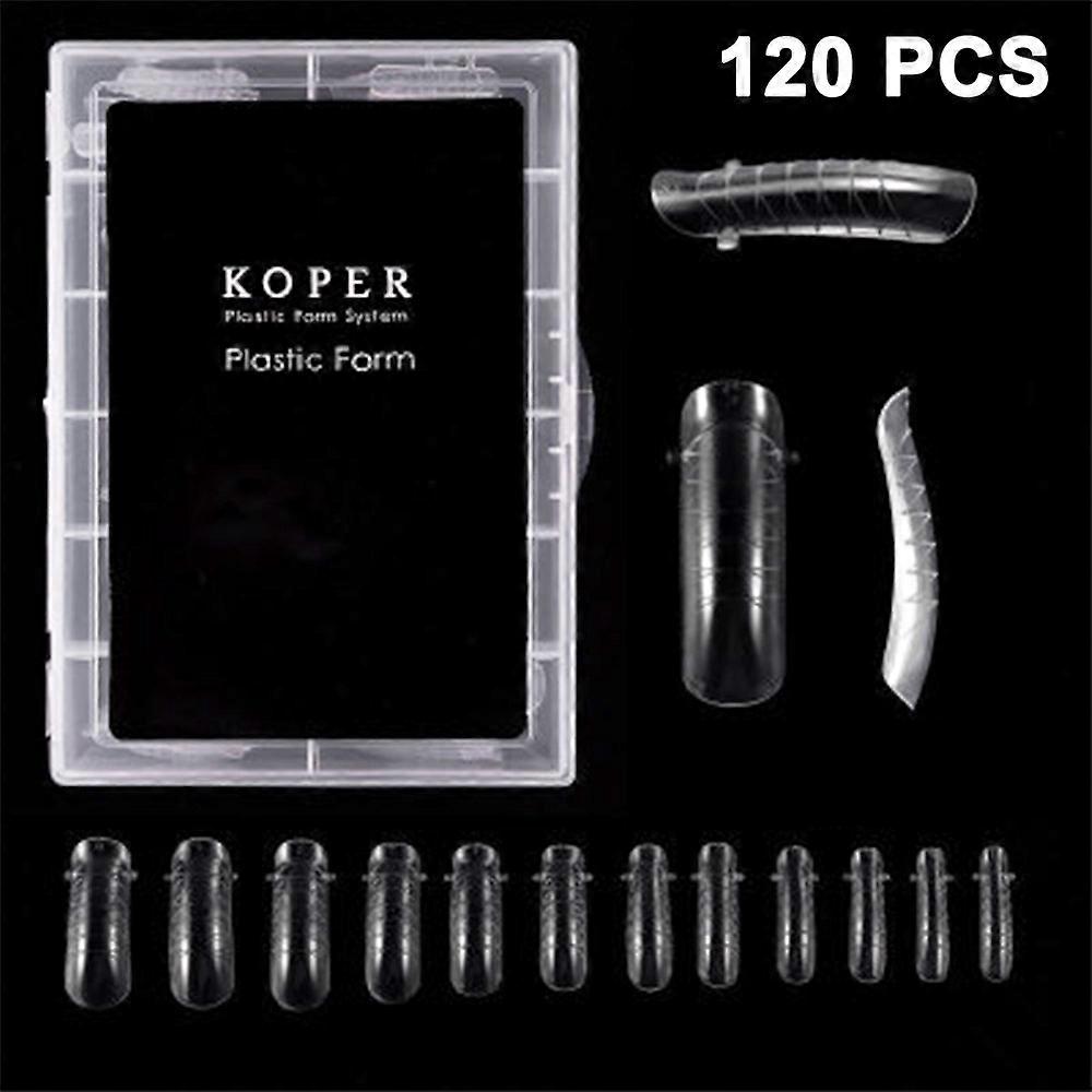 Reusable Nail Forms For Acrylic/Poly Gel Extension, 12 Different Sizes)