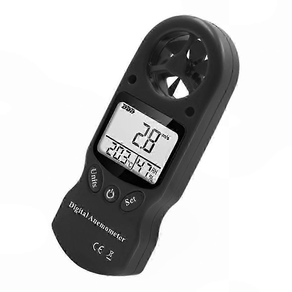 Portable & Compact Digital Anemometer: Wind Speed and Hygrometer Measuring Meter