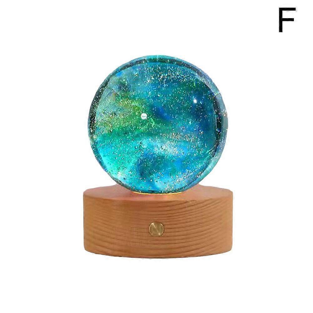 Soft-Glow Crystal Ball Desktop Decor