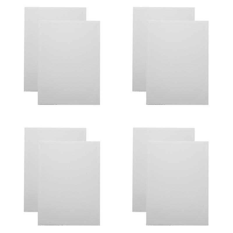 40X30cmホワイト3おもちゃ描画タブレット8pcsアートキャンバスボードクリエイティブ油絵パネルアクリルキャンバス