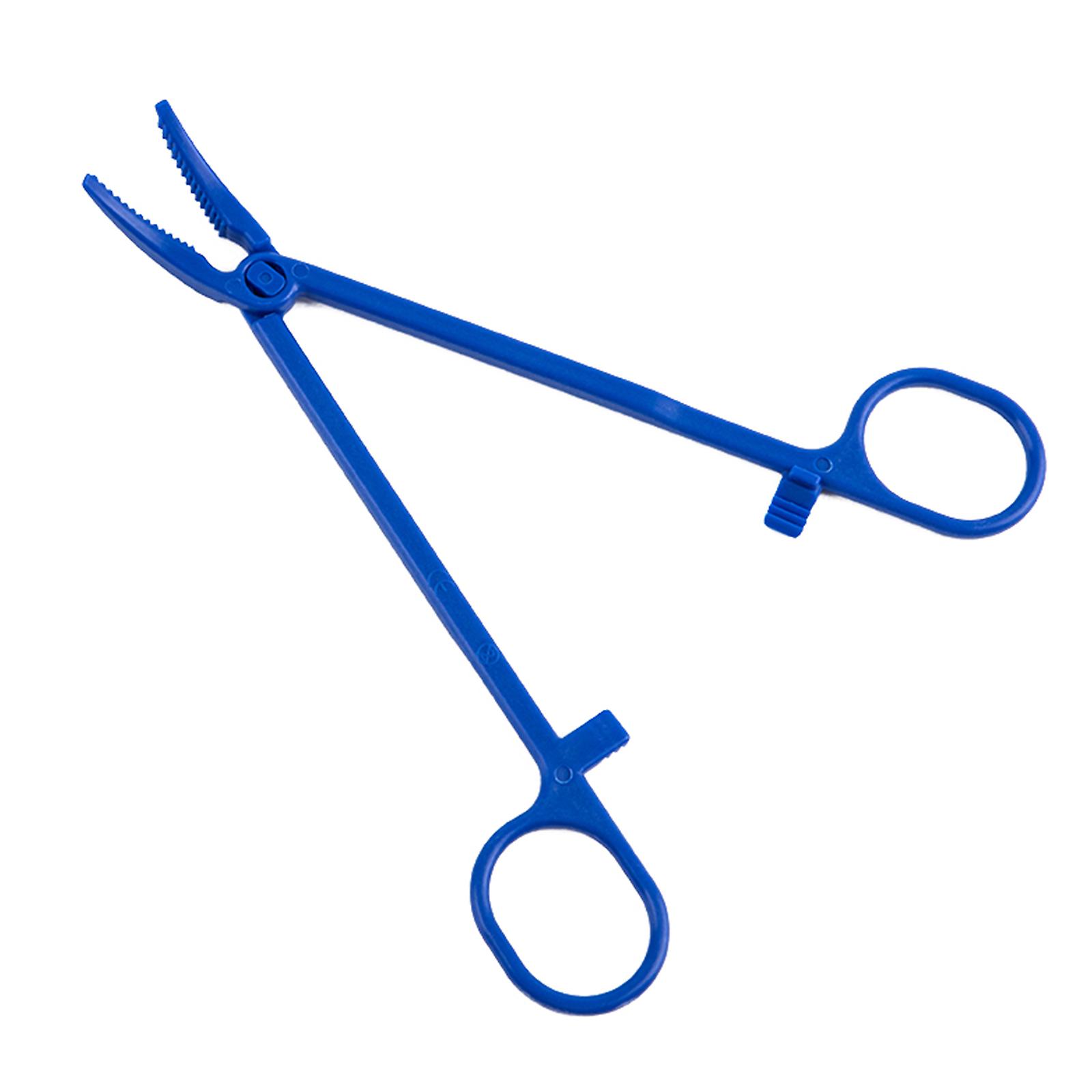 Hemostasis Forceps Cotton Sponge Tweezers PVC Material Aid Tools 16cm