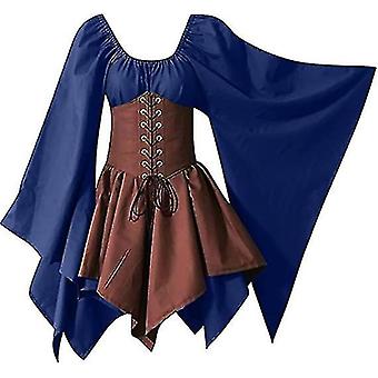lace up corset dress Long Black Corset Prom Dress with Notched Neckline Black / 2 main image 0