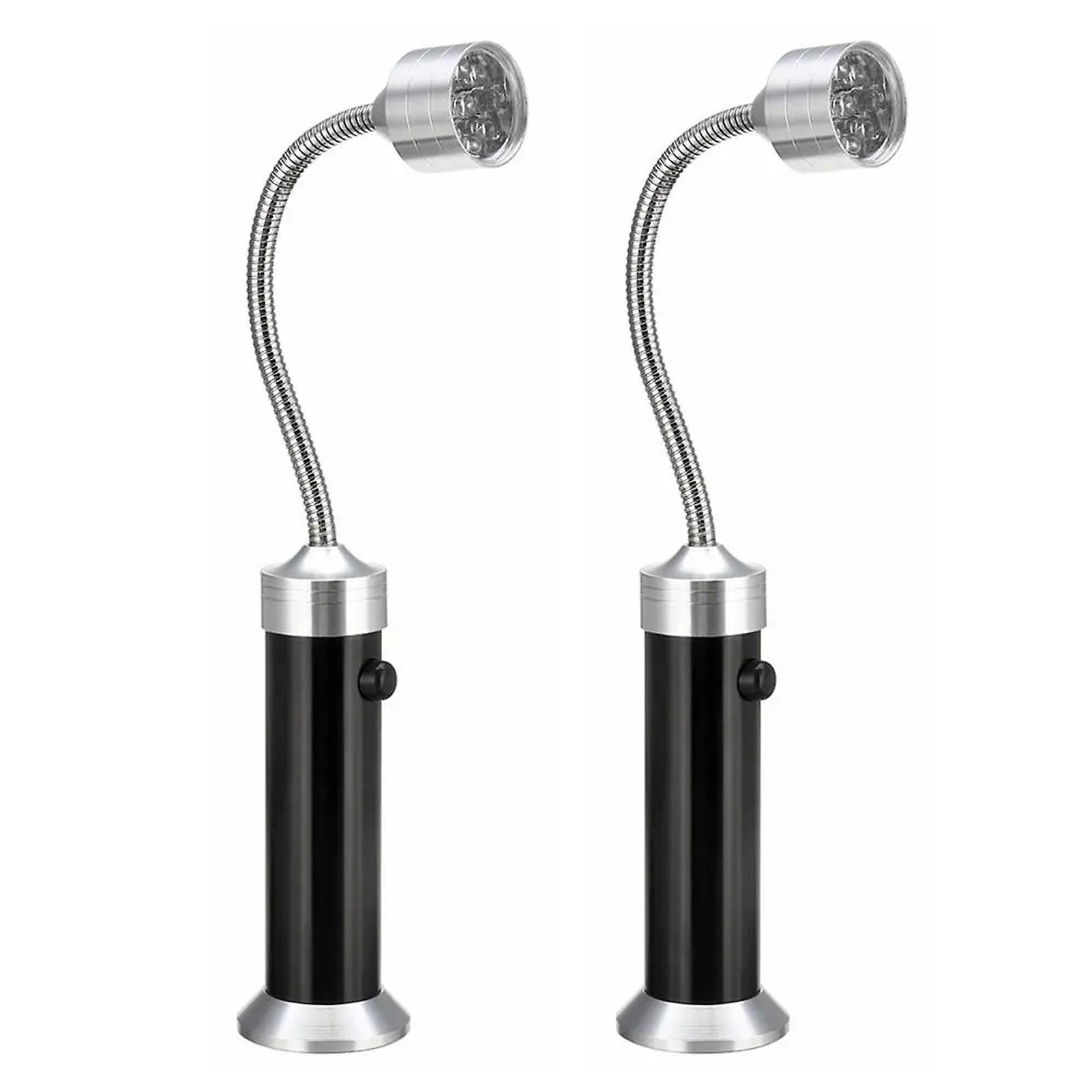 2pcs 9 Leds Bbq Grill Light With Magnetic Base Tool Lamp