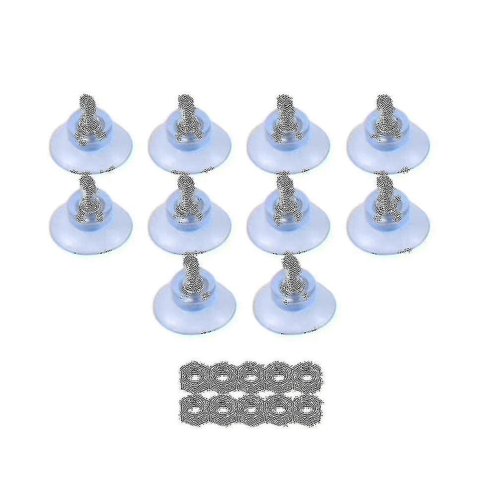 10 Pcs Rubber Strong Suction Cup Replacements For Glass Table Tops With M6 Screw