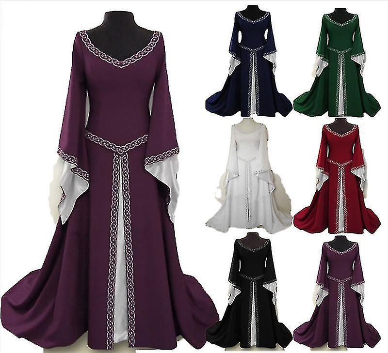 Medieval Women's V Neck Flared Sleeve #fyfs1983164