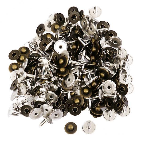 4x100 Sets Rivets Fasteners Studs Button Sewing Jeans Bronze