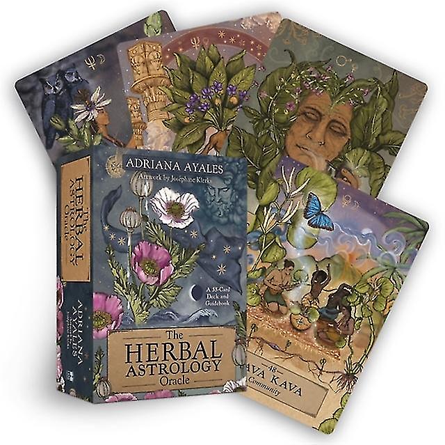 The Herbal Astrology Oracle by Adriana Ayales Paperback Book