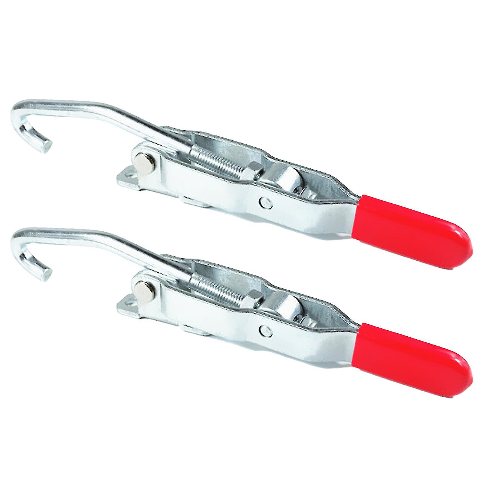 2pcs Jy Gty Hs Gh452 J Hook Toggle Clamp 375 Lbs/170kg Holding Capacity Anti-slip Sturdy Quick Holding Simple Operation Toggle Clamp For Machin