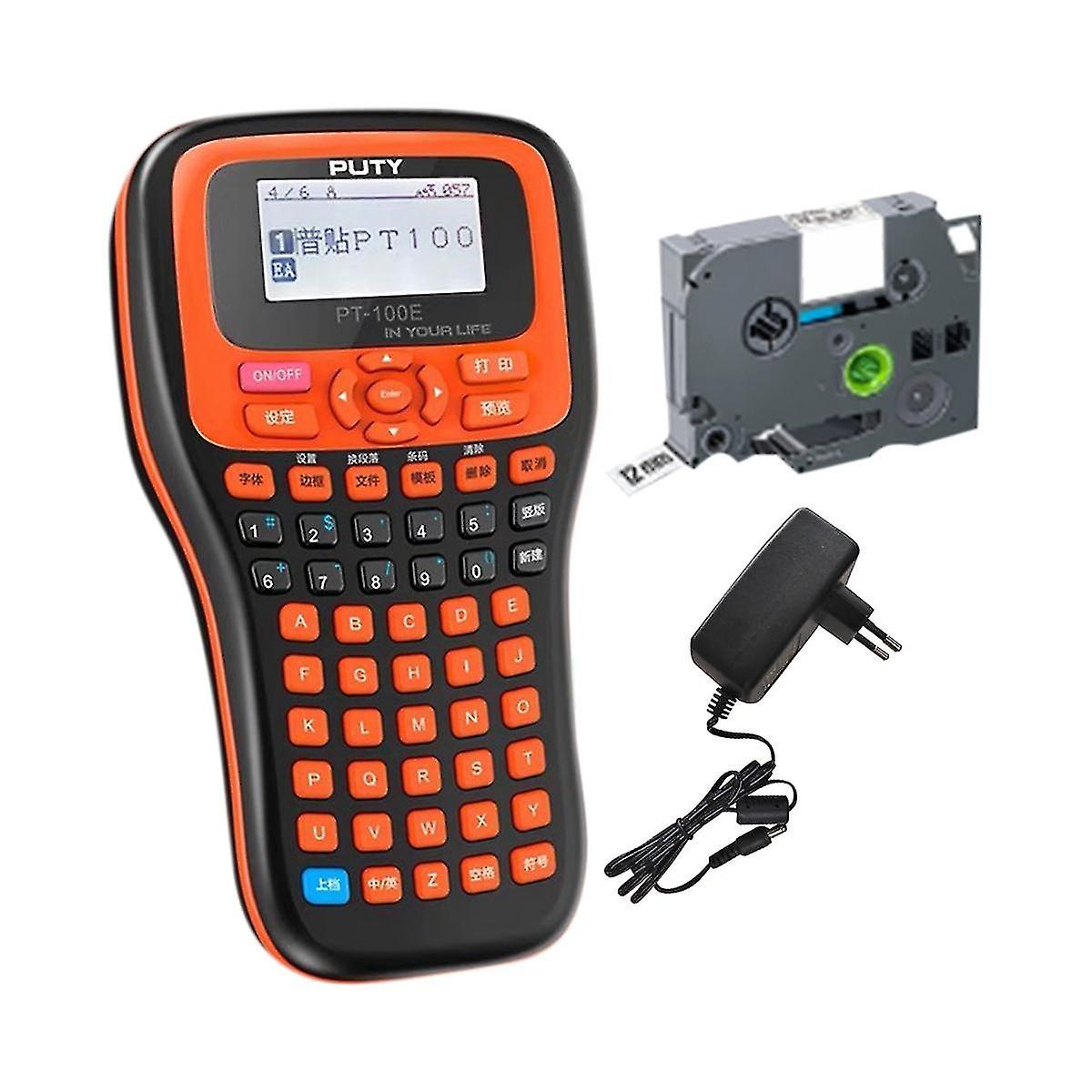 Portable Label Maker Ps100e Auto Cutting Labeling Maching Replace For Brother P Touch Label Printe