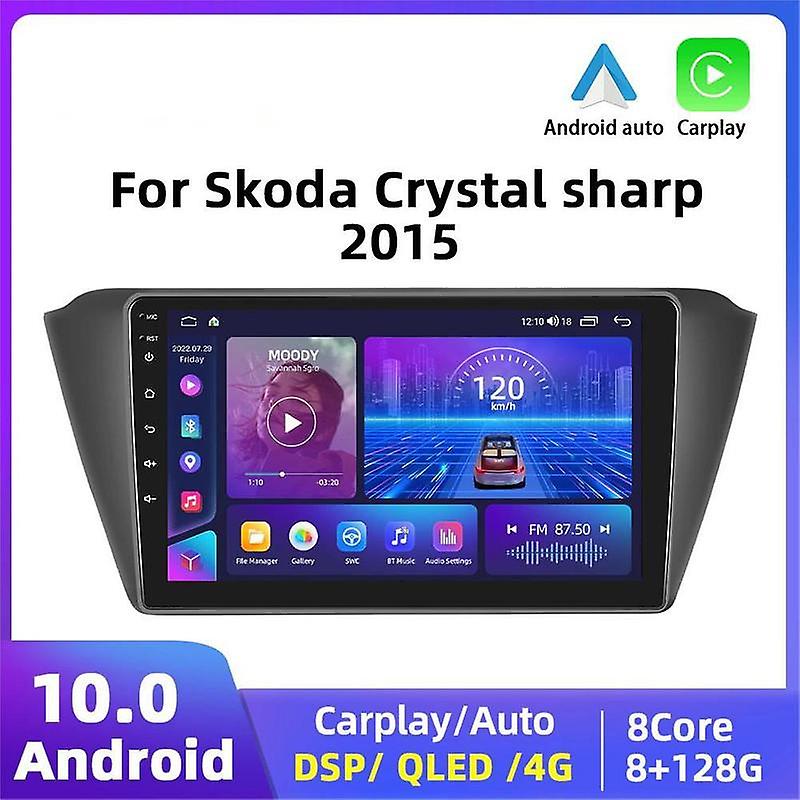 Android10 Car Radio For Skoda Crystal Sharp 2015 2Din Car Multimedia Player Carplay Navigation