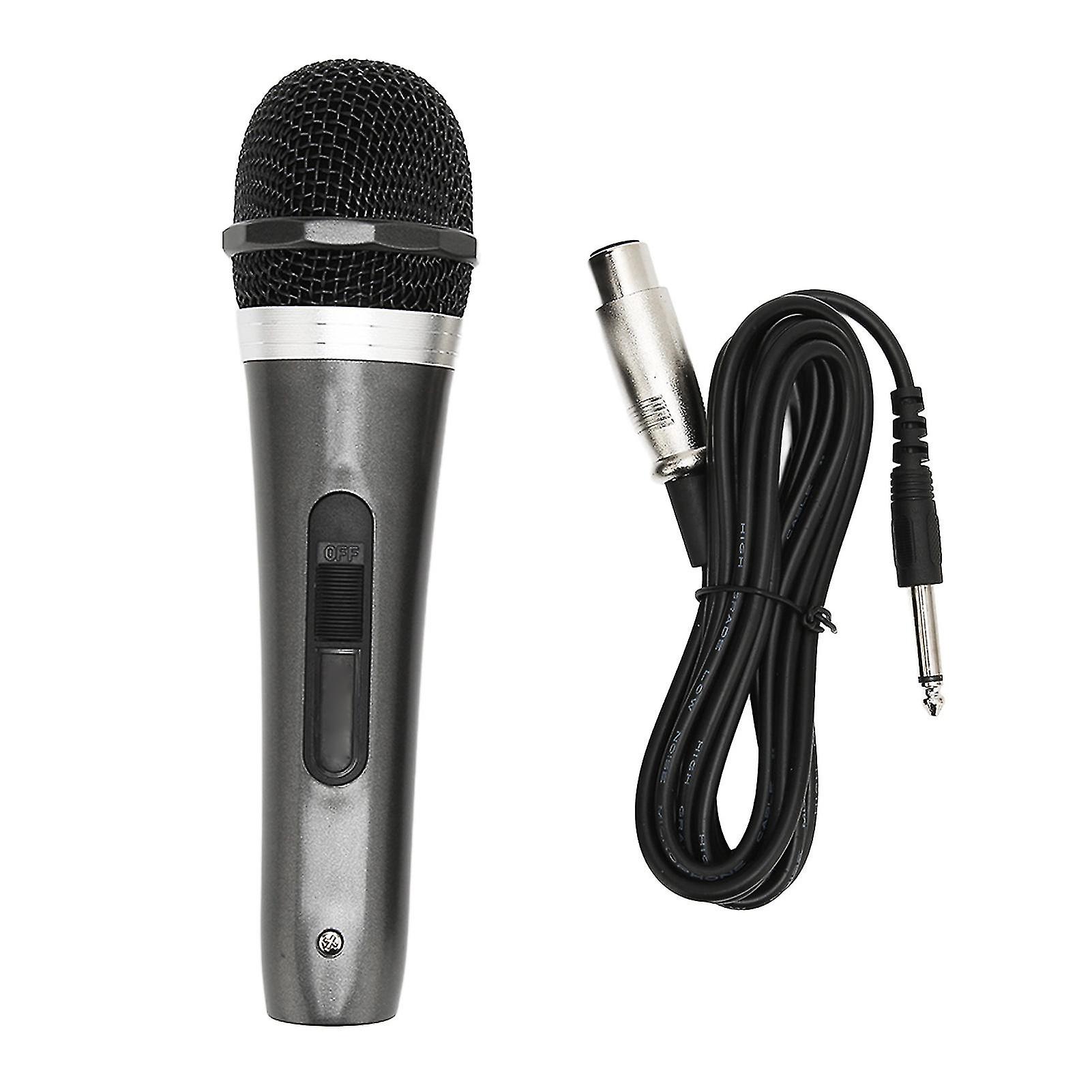 6.5mm Wired Microphone, Noise Isolating Dynamic Microphone, with 3 Meter Cable, for Speaker, Amplifier, Mixer