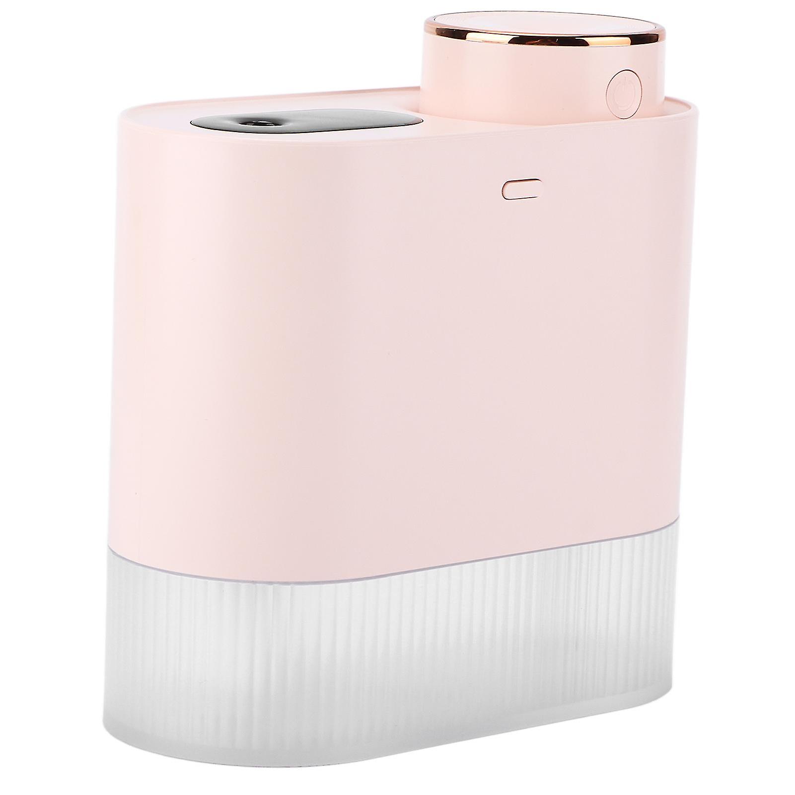 450ml Mini USB Humidifier Double Spray with Light Pink for Office