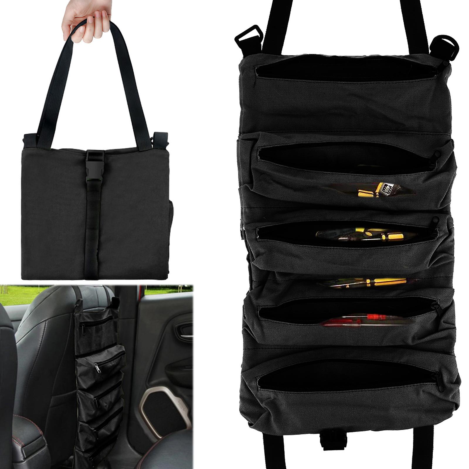 Portable And Waterproof Canvas Wrench Tool Bag For Easy Storage Simple Canvas Folding Wrench Bag