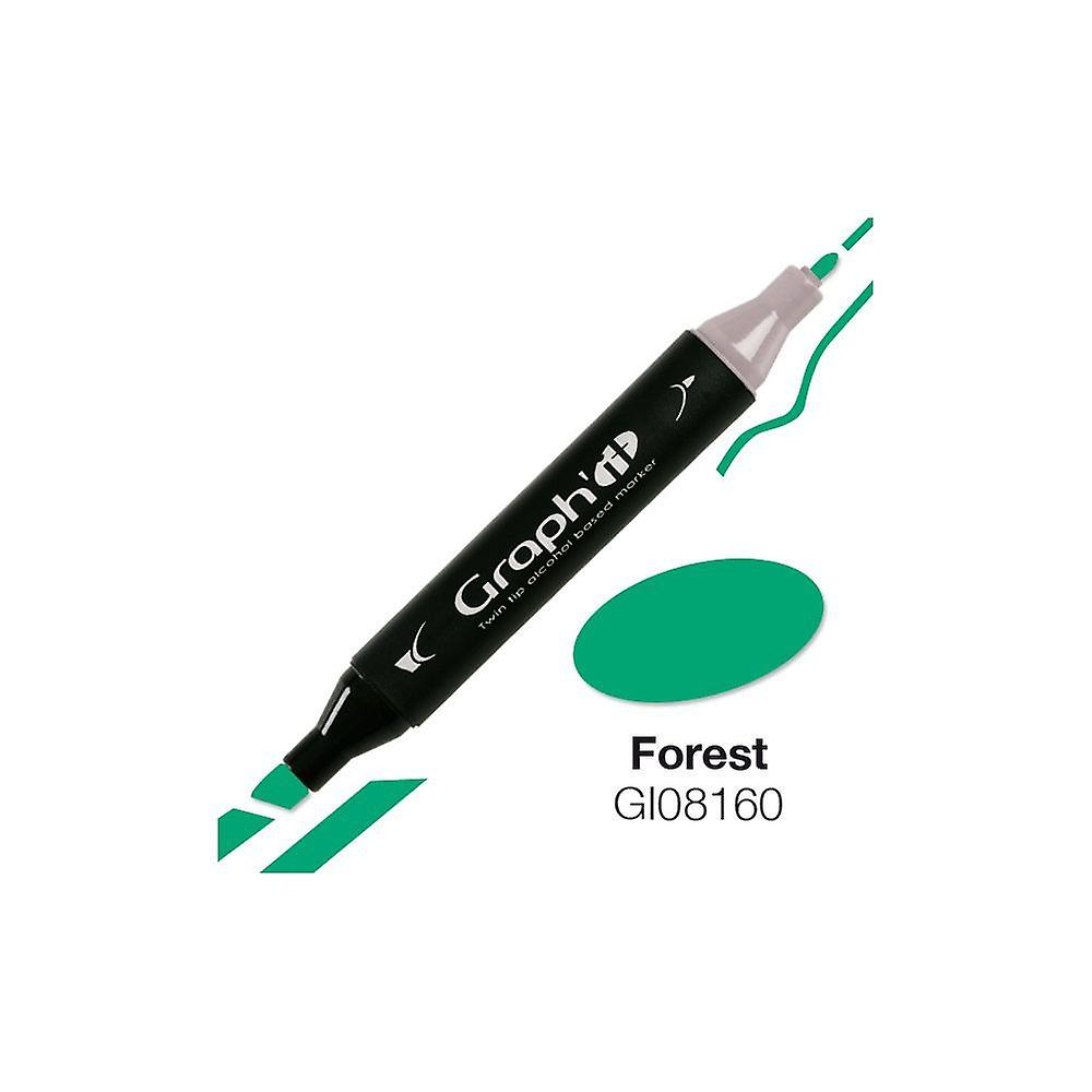 Graph'It Double Tip Marker - Forest