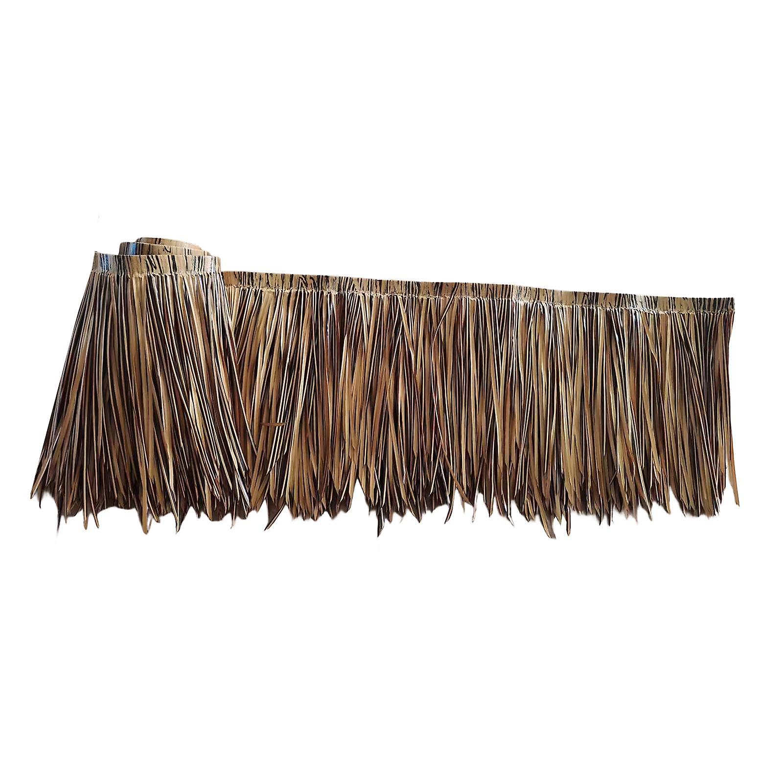 Artificial Straw Roof Thatch 39.4x19.7inch Accessories PE Synthetic Material Style A
