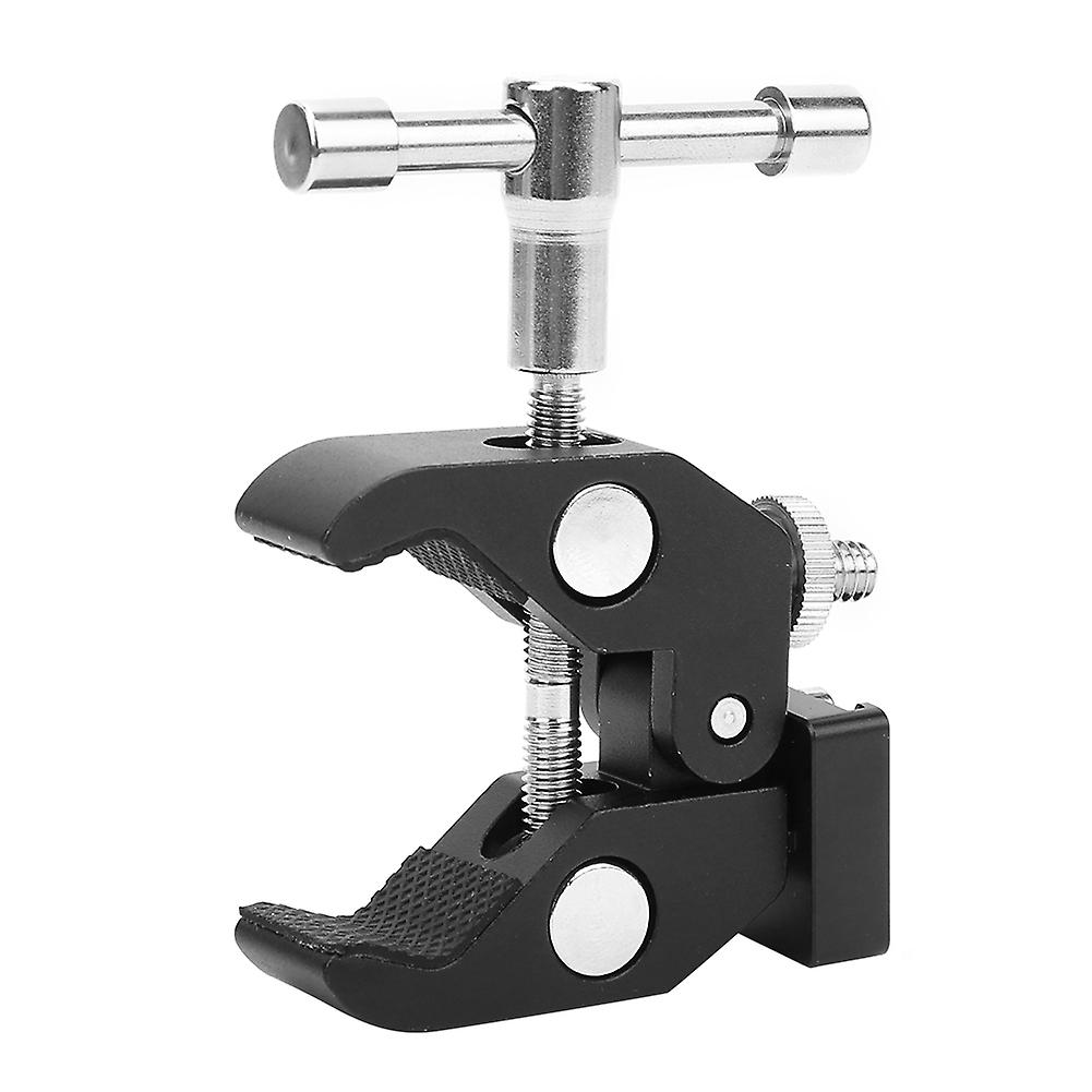 Durable Camera Crab Clamp with 1/4" Screw - Universal Mount for Monitors & DSLRs