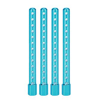 Lot de 4 pièces de rechange pour coque de voiture RC en alliage d'aluminium, accessoires pour colonne, adaptées à HSP 1/10 122037, bleu