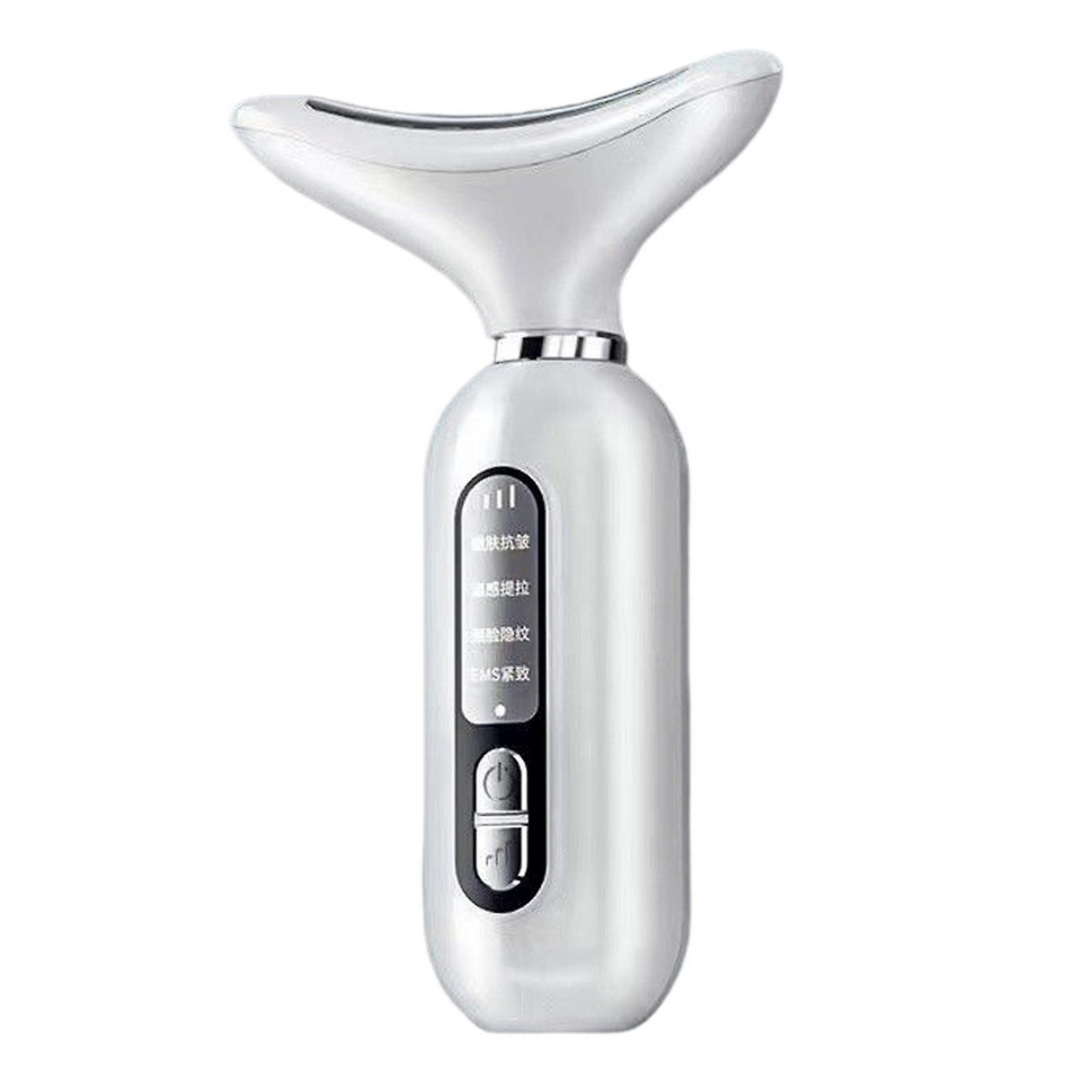 مدلك تجميل الوجه 3 ألوان LED تجديد الجلد تشديد الرقبة مدلك جهاز تجميل الوجه والرقبة للعناية بالبشرة