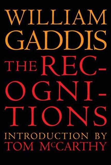 Recognitions - Tom William H. McCarthy Gass