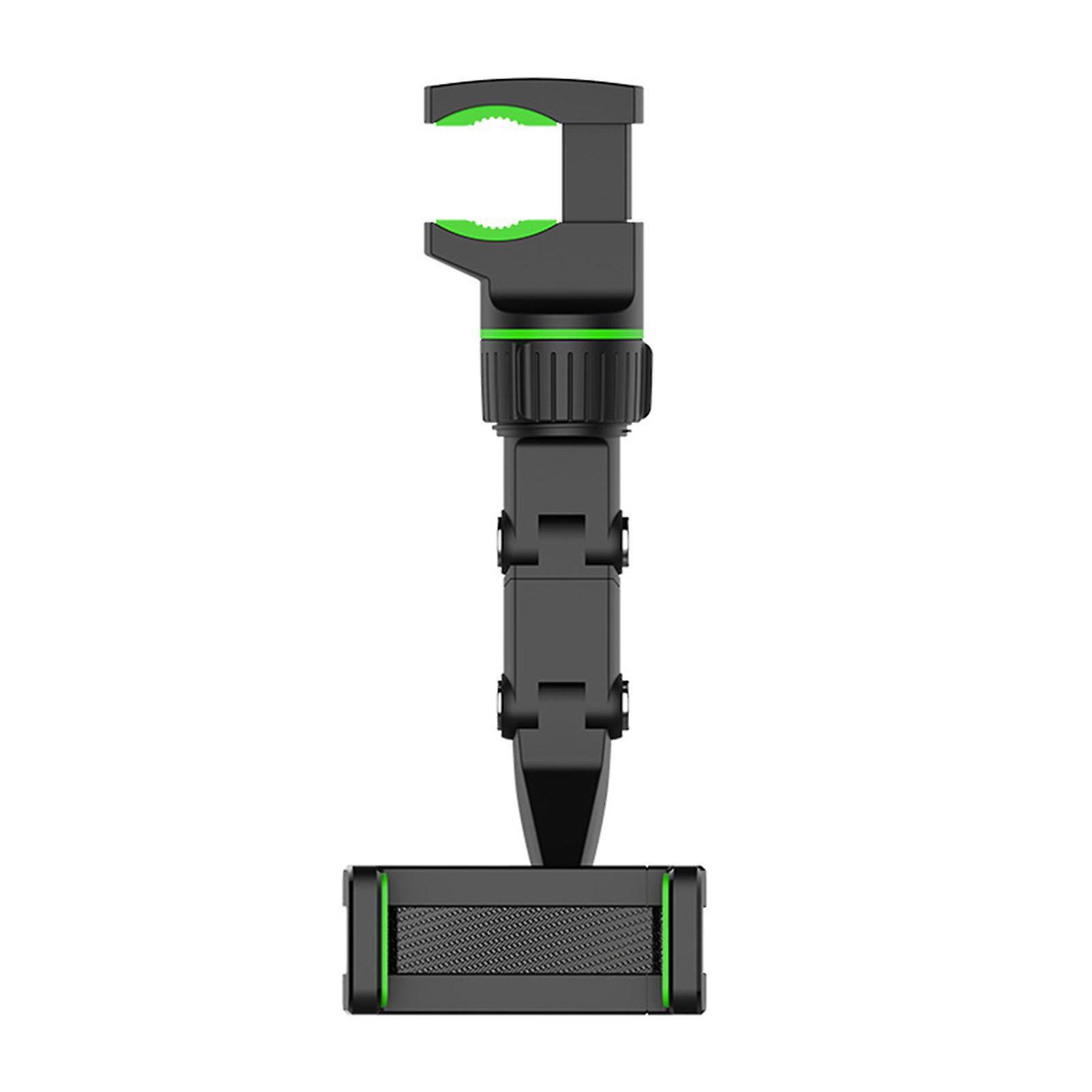 Car mirror phone mount for multipurpose use 360 swivel