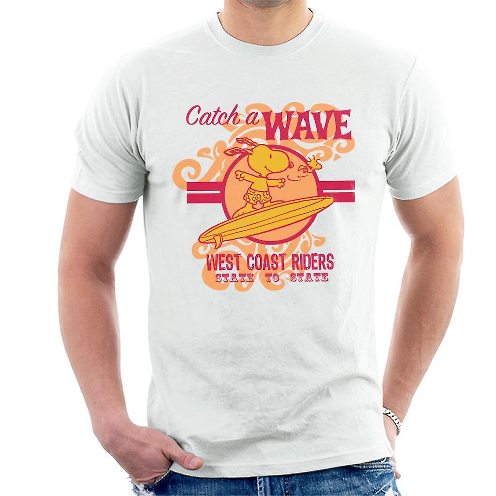 Peanuts Snoopy Catch A Wave Men's T-Shirt