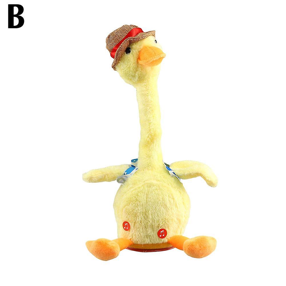 Dancing Duck Plush Toy Funny Duck Can Sing And Dance Voice Interactive Toy Christmas Gift