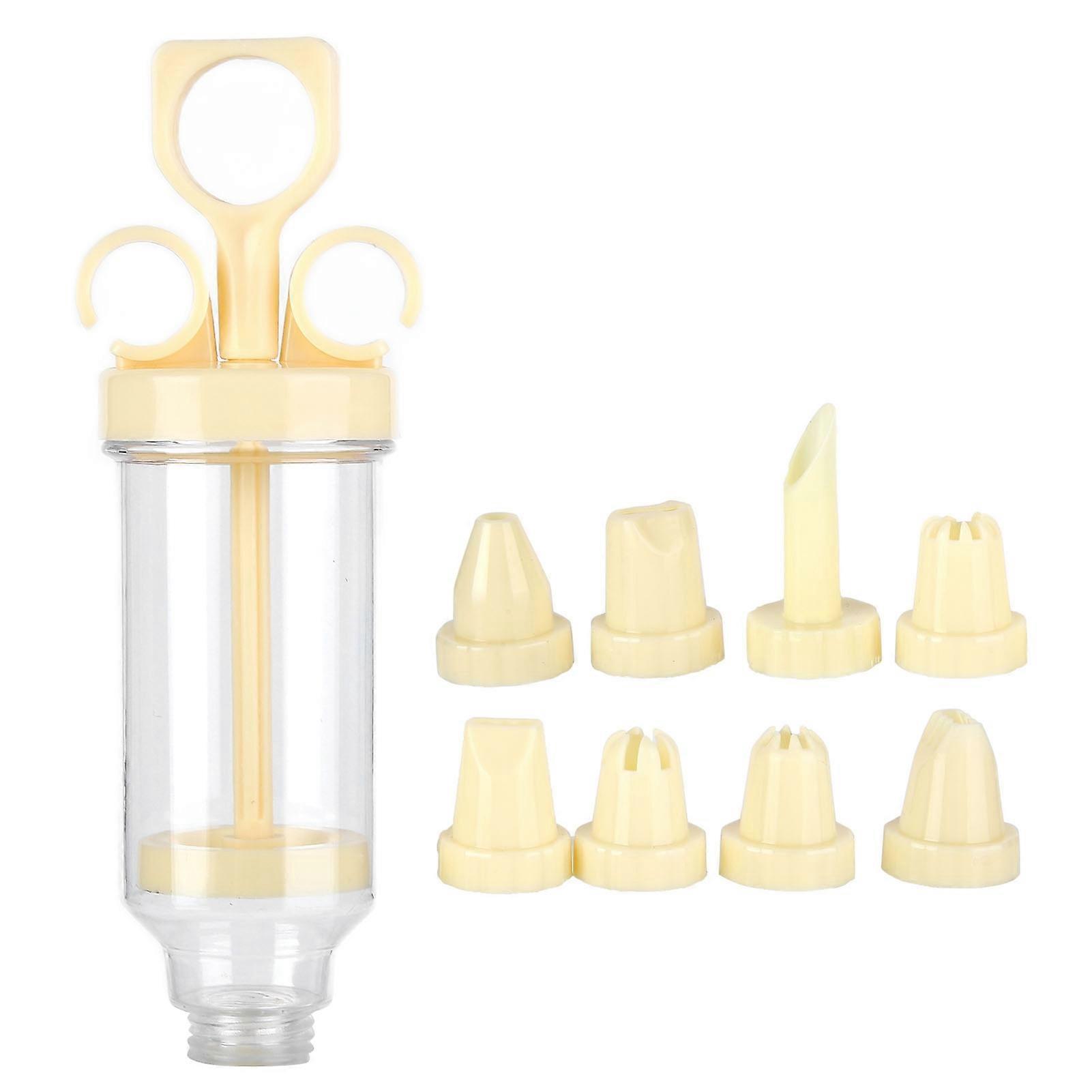 Pastry Decorating Nozzle Set  8 Tips for Cookie Piping & Cake Decorating