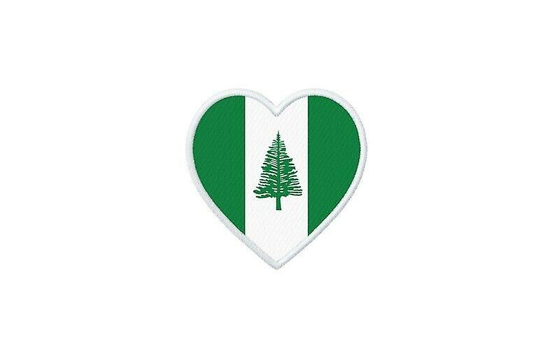 Patch badge ecusson prints thermocollant flag heart NF norfolk