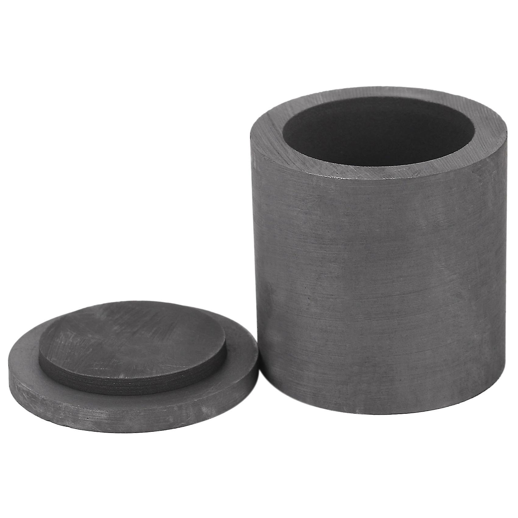 High Purity Graphite Melting Crucible Casting With Lid Cover 40*40mm For Silver&black