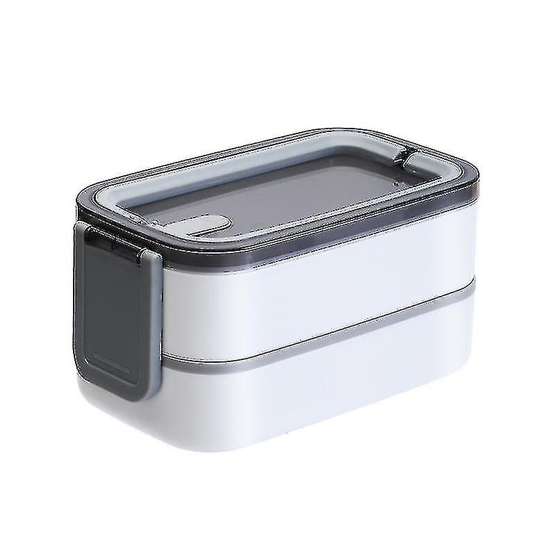 Bento Box For Adults - Stackable Lunch Container Includes 2 Containers- Microwave And Dishwasher Safe