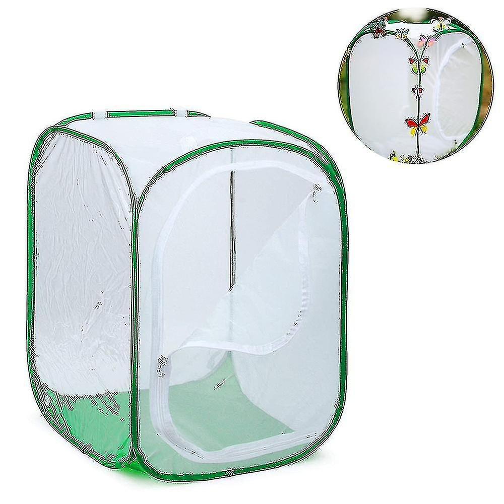 Tall Butterfly Habitat Cage Collapsible Terrarium Pop-up Chair, Insect and Butterfly Netting