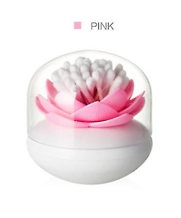 Cotton Swabs Lotus Shaped Cotton Swabs Box 1 Piece Cotton Swab Holder To Decorate The Basic Room N02690