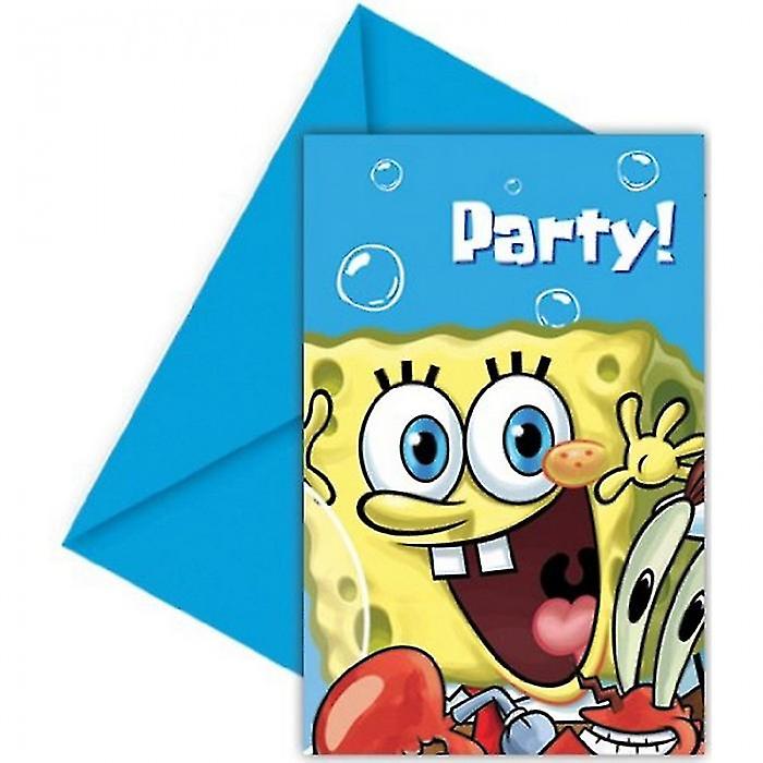 SpongeBob SquarePants Party Invitations (Pack of 6)