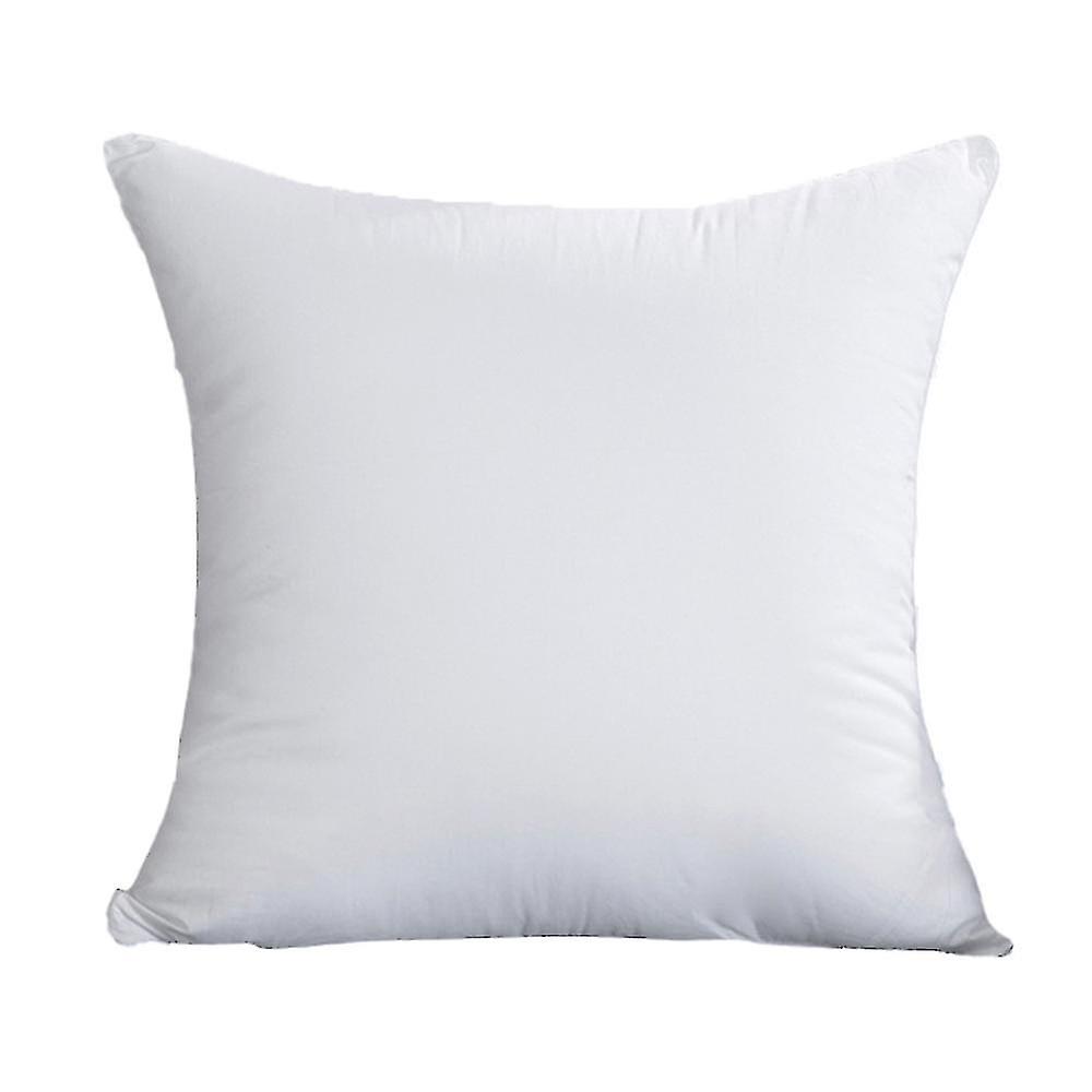 Feather Velvet Pillow Core Abrasive Cotton Feather-proof Cloth Cushion Core Waist Pillow Core Style1 40*40cm Chunyan Chunyan