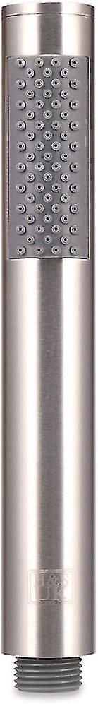 Shower Head Universal Bath Shower Handheld Pencil Handset High Pressure Single Function Stainless St