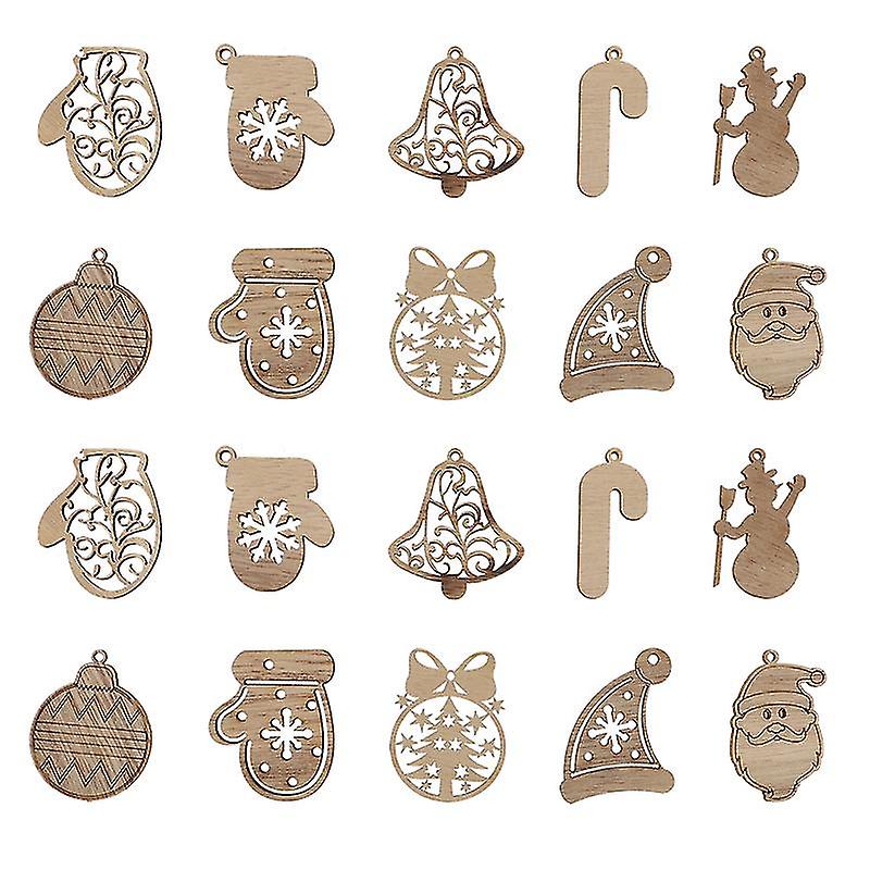 20pcs Xmas Pendants