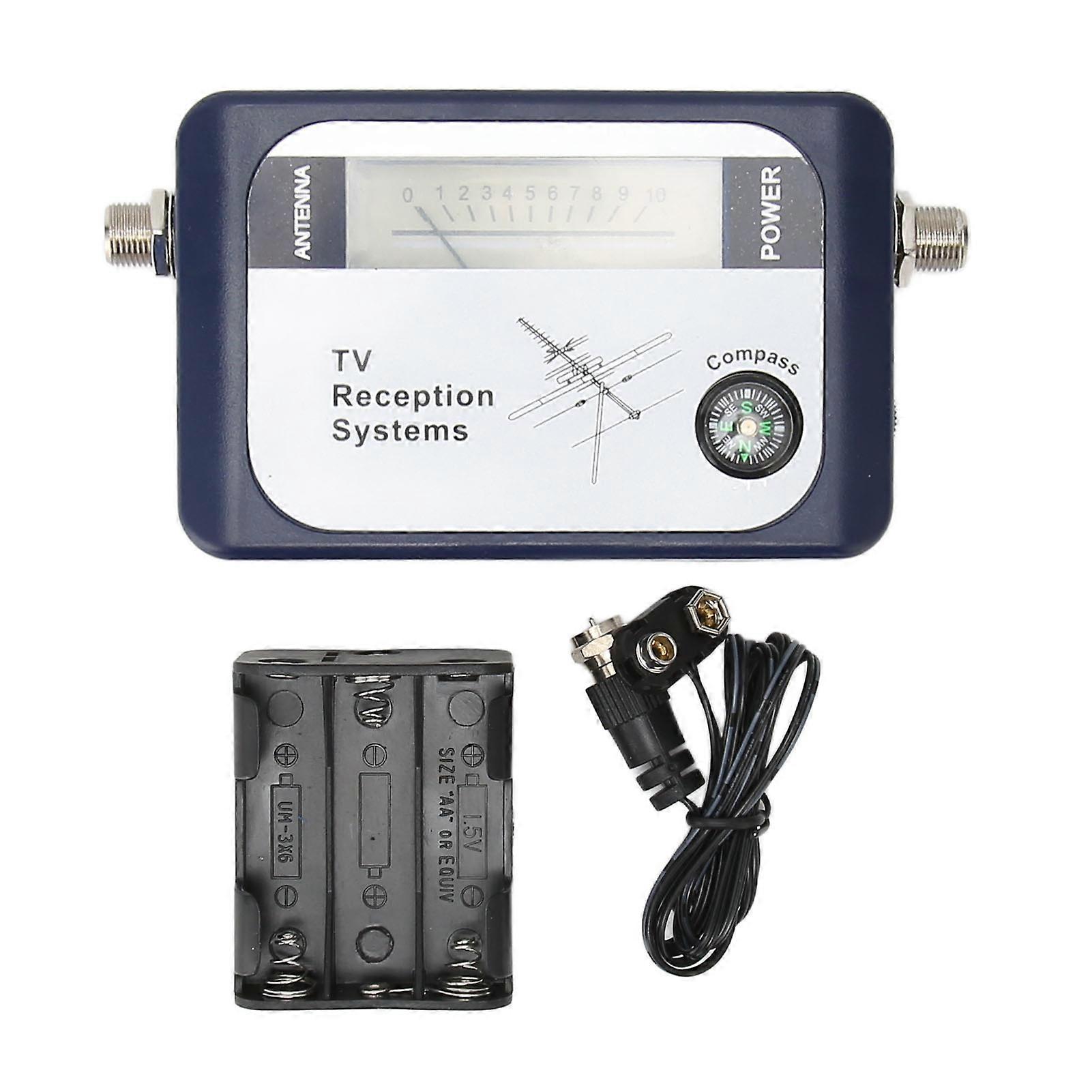 Digital Satellite Finder Backlight 170860mhz Tv Antenna Satellite Signal Finder Meter With Compass