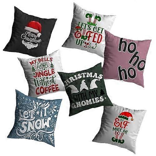 Christmas Tree Printed Pillow Cases