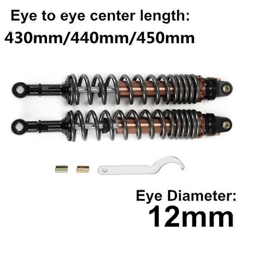 Rfy430mm440mm450mm Hole Spacing Spring 8Mm Modified Motorcycle Shock Absorber Applicable To Various Models