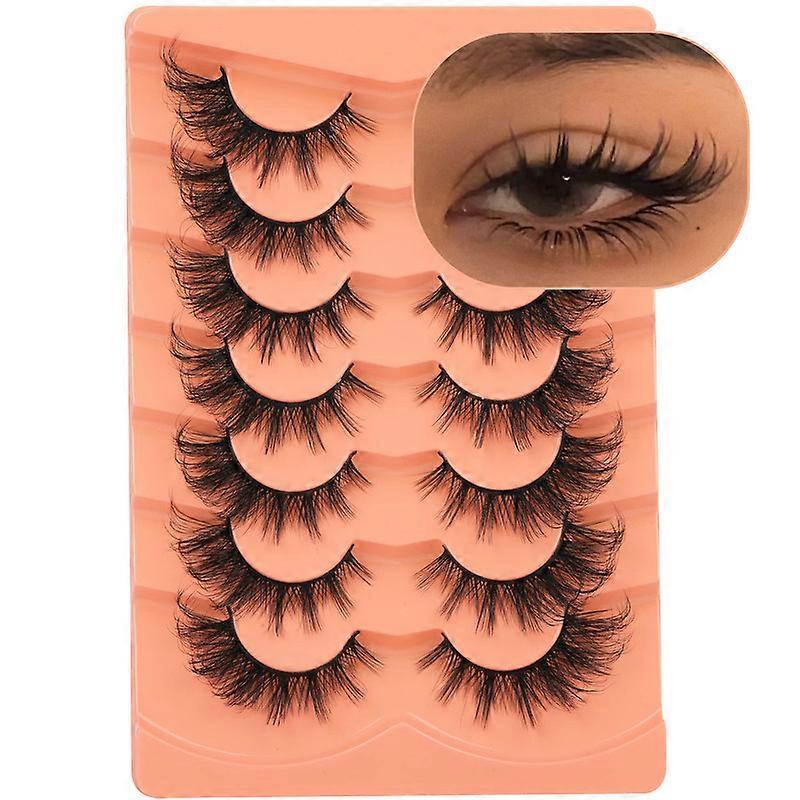 False Eyelashes Natural Look Fake Eyelashes Mink Fluffy