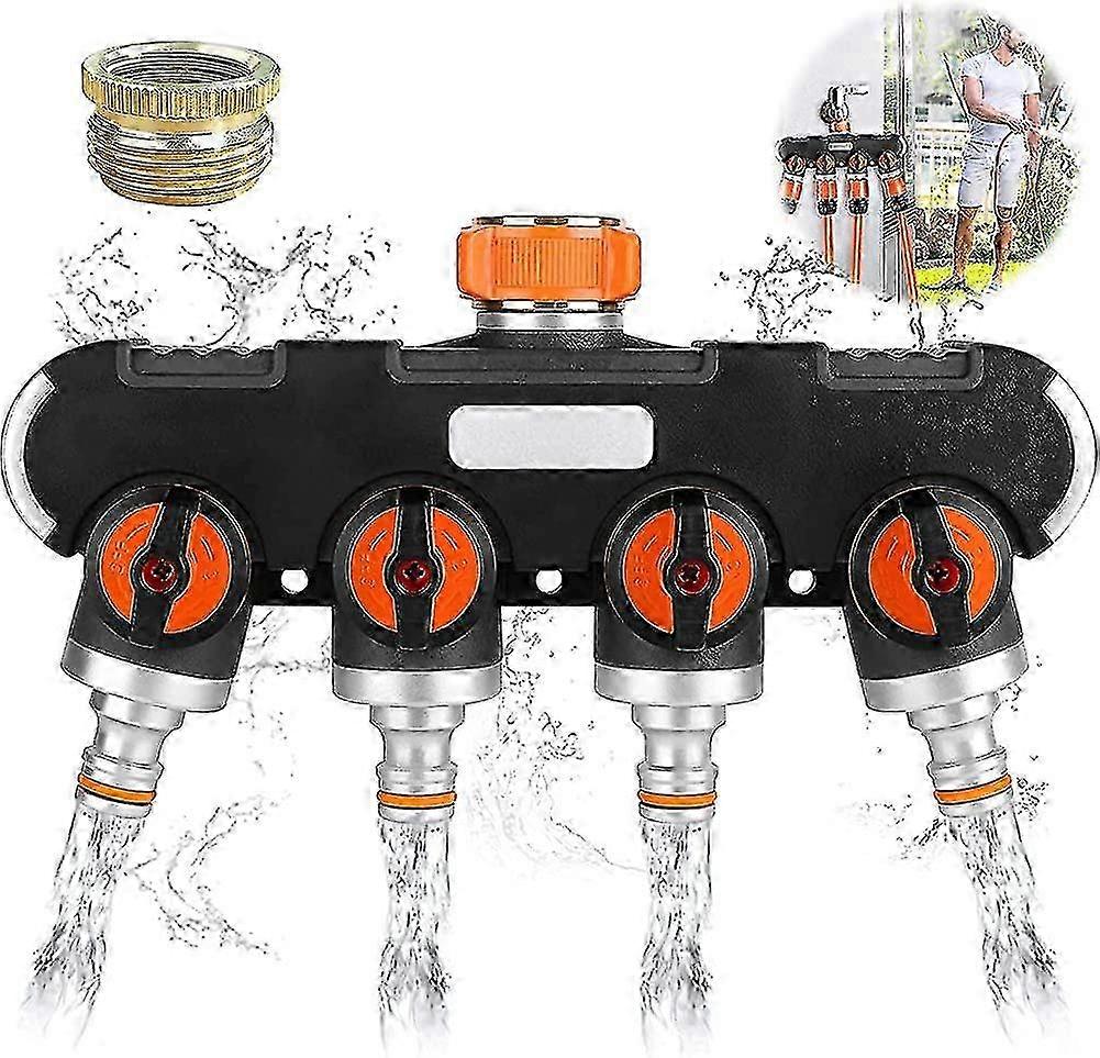 4-way Distributor,4-way Splitter,garden Hose Distributor,adjustable And Lockable