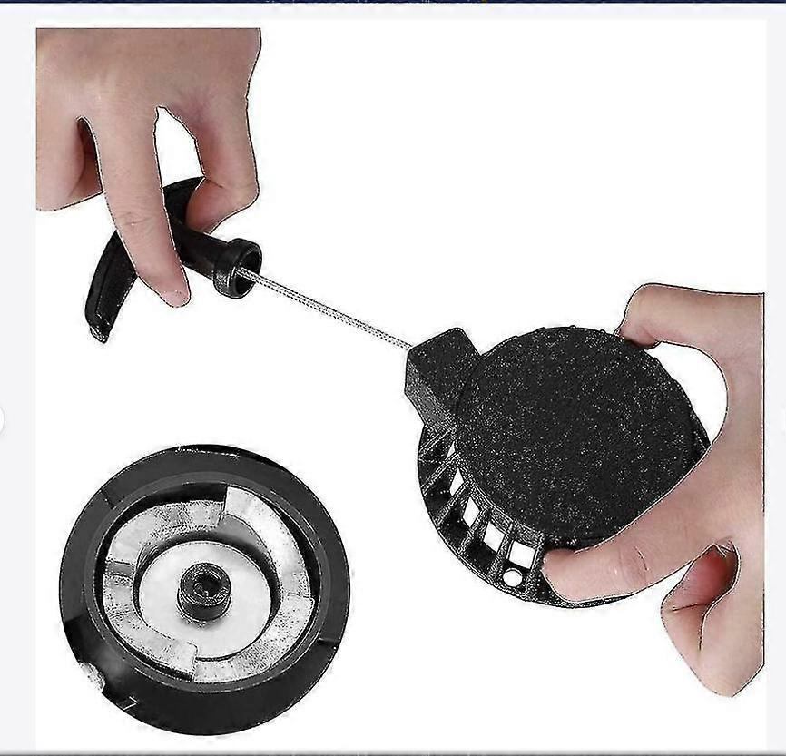 Starter Manuel Universel Pour Mini Moto 49cc - Pull Starter Et Volant - Métal - Pour Dirt Bike, Quad, Pocket Bike