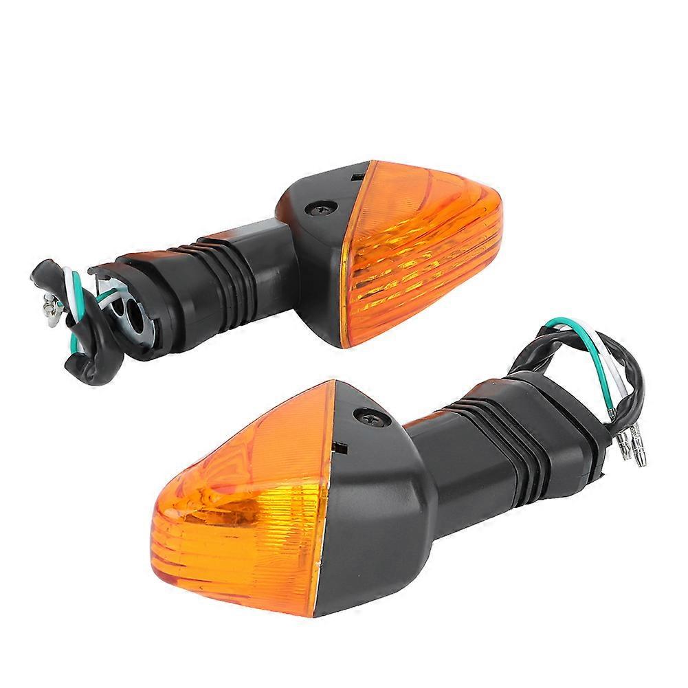Turn Signal Light Lamp Fit For KAWASAKI ZX 6R Motorcycle Modification Accessories(Black&Yellow) NO.81815