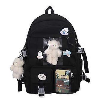 Sac à Dos Choco Mocha 45,7 Cm - Imprimé Vache Noir - Pour Collège Et Lycée