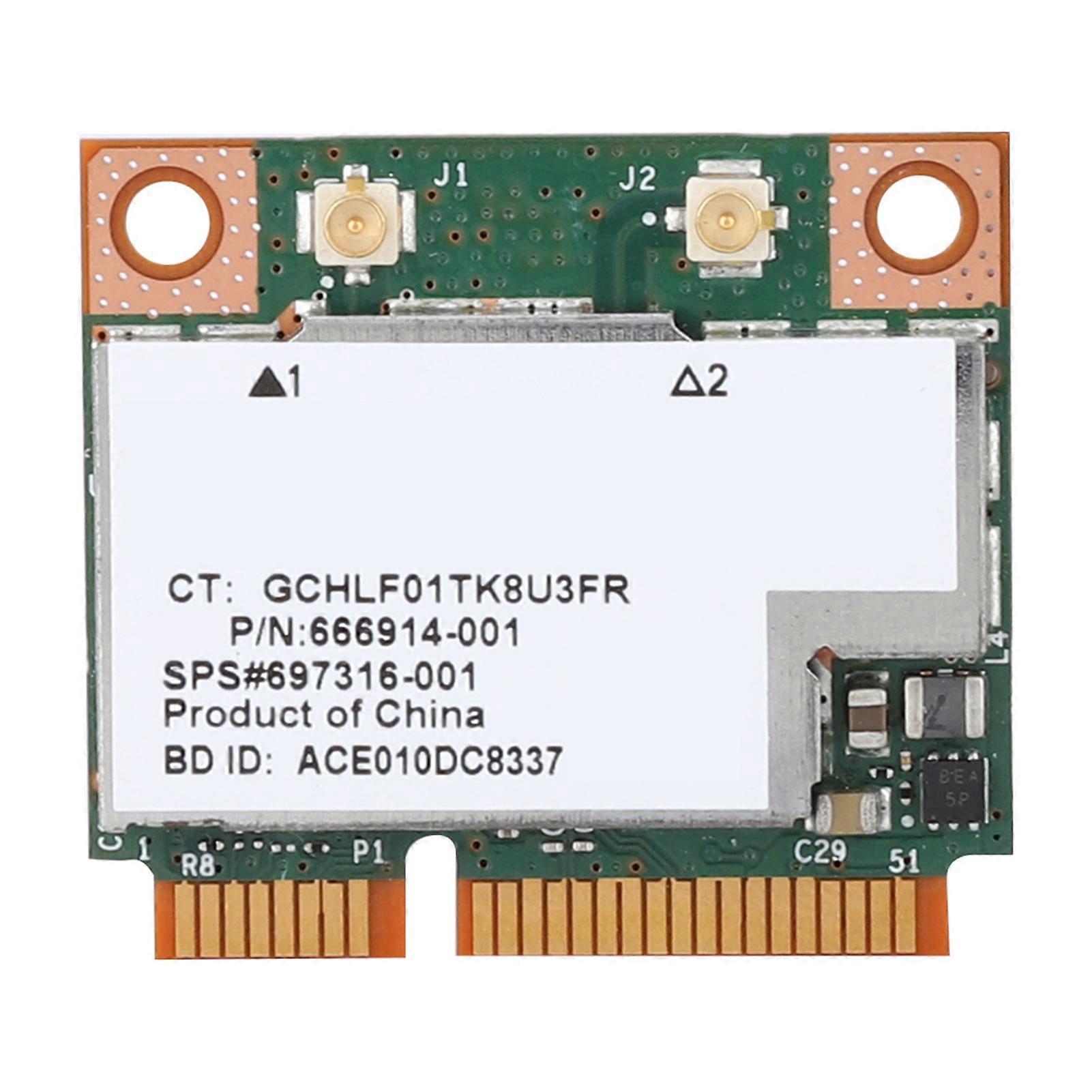 For HP for Broadcom BCM943228HMB Dual Band 300M Mini PCI-e Wireless LAN Card with Bluetooth 4.0