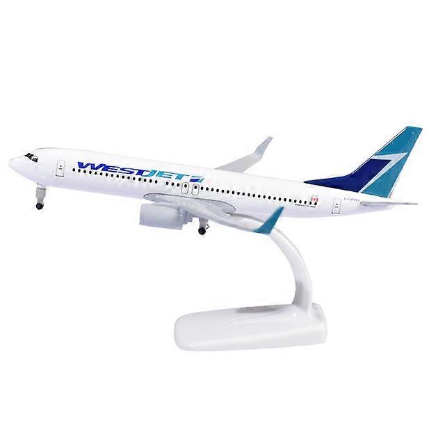 JASON TUTU 20cm WESTJET 737-800 Plane Model Airplane Diecast Metal Aircraft Model Boeing 737 Drop shipping