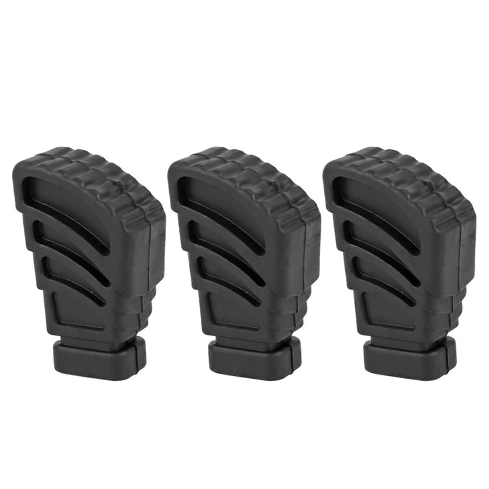 3Pcs dob gumi lábak pergő hardver ülések cintányér állvány konzol állvány párnák lábak csere ütőhangszerek alkatrészek fekete